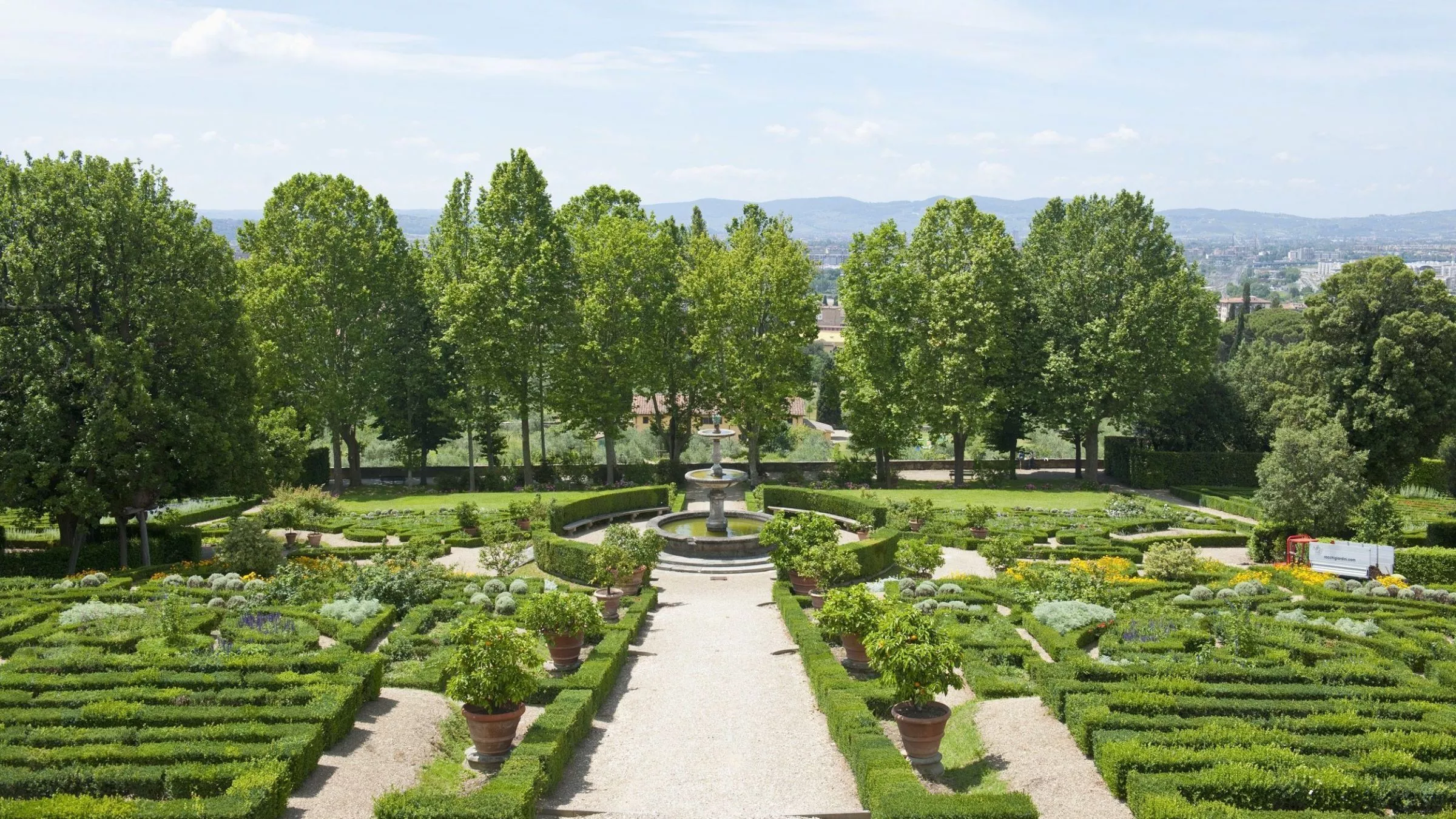 Im Garten der Villa Petraia