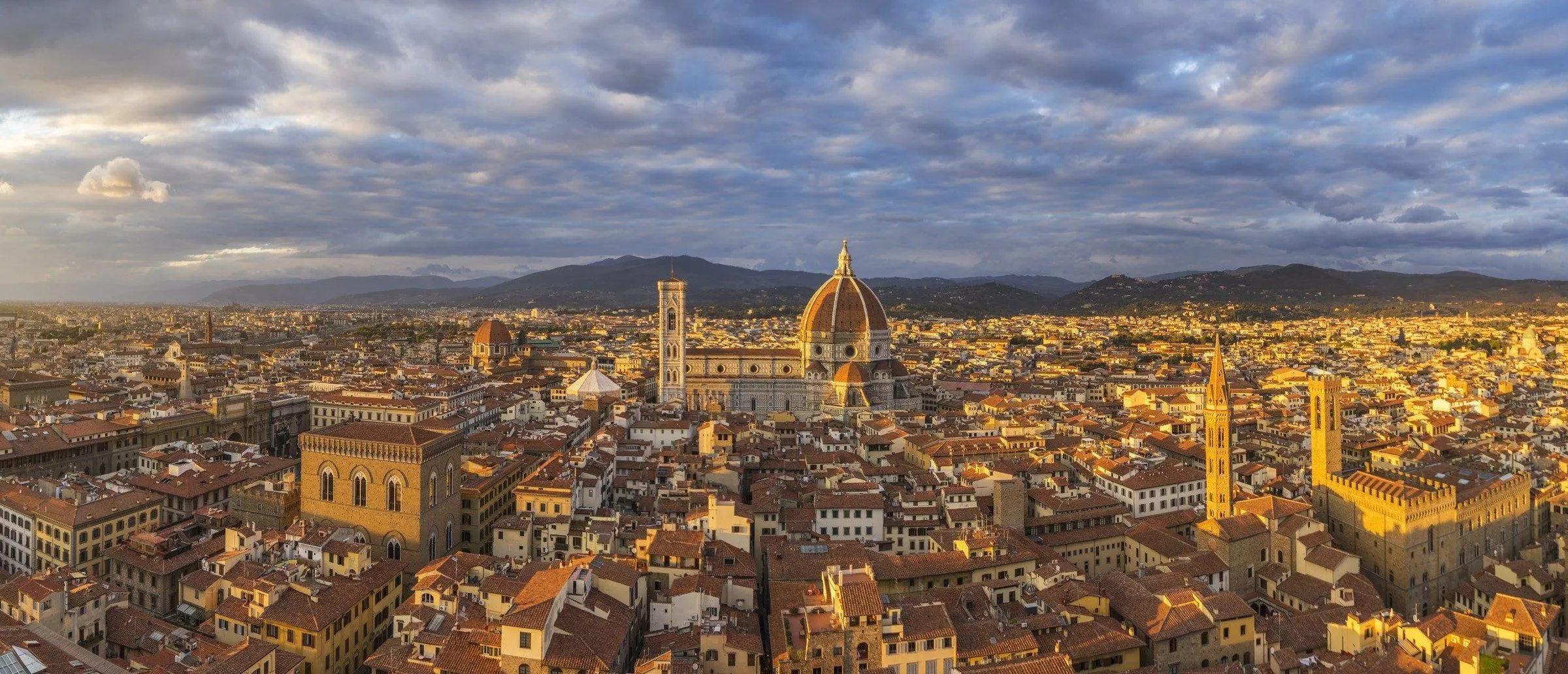 Blick auf Florenz vom Torre d’Arnolfo