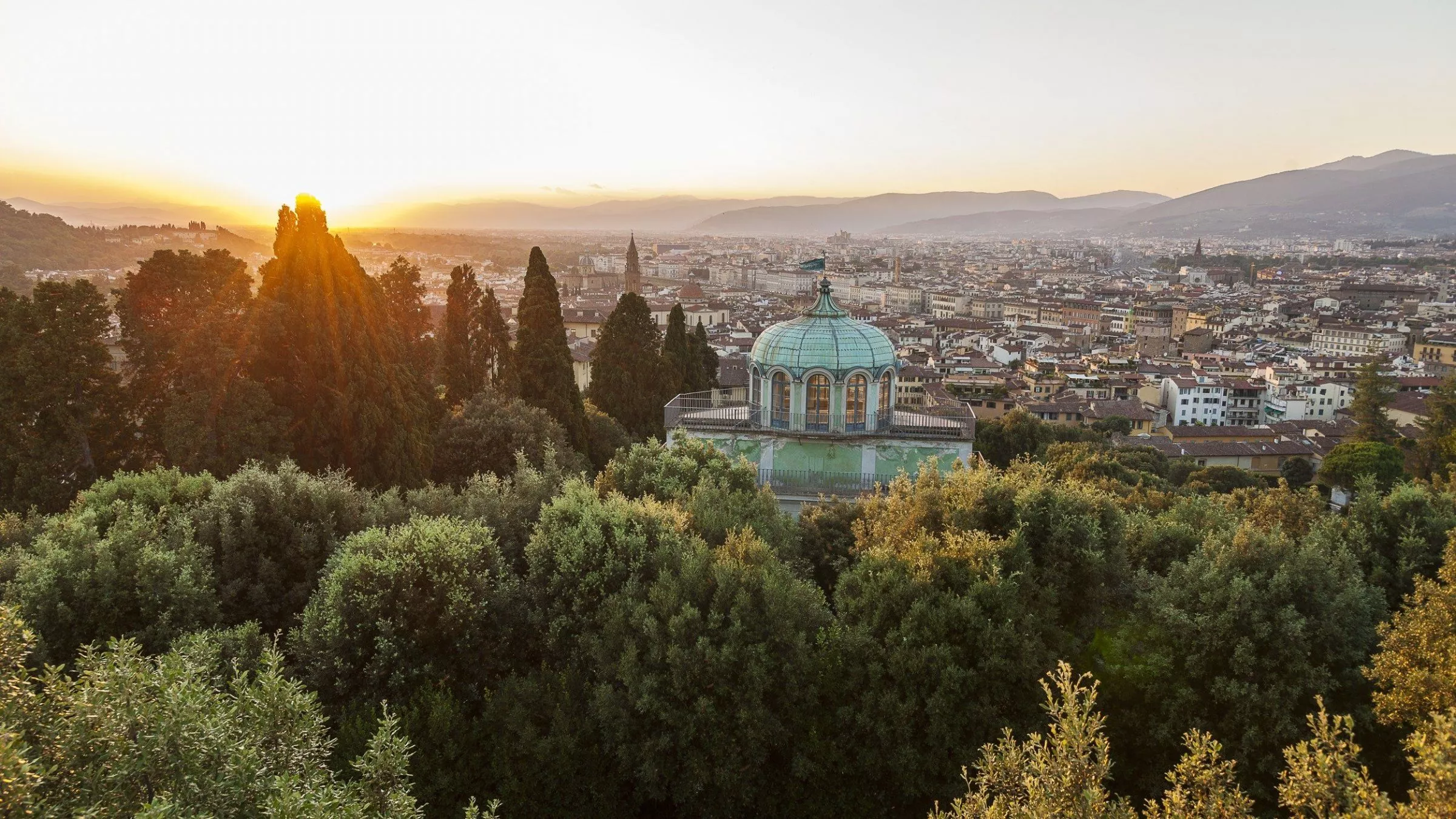 Vom Forte di Belvedere hat man den besten Blick auf den angrenzenden Giardino di Boboli