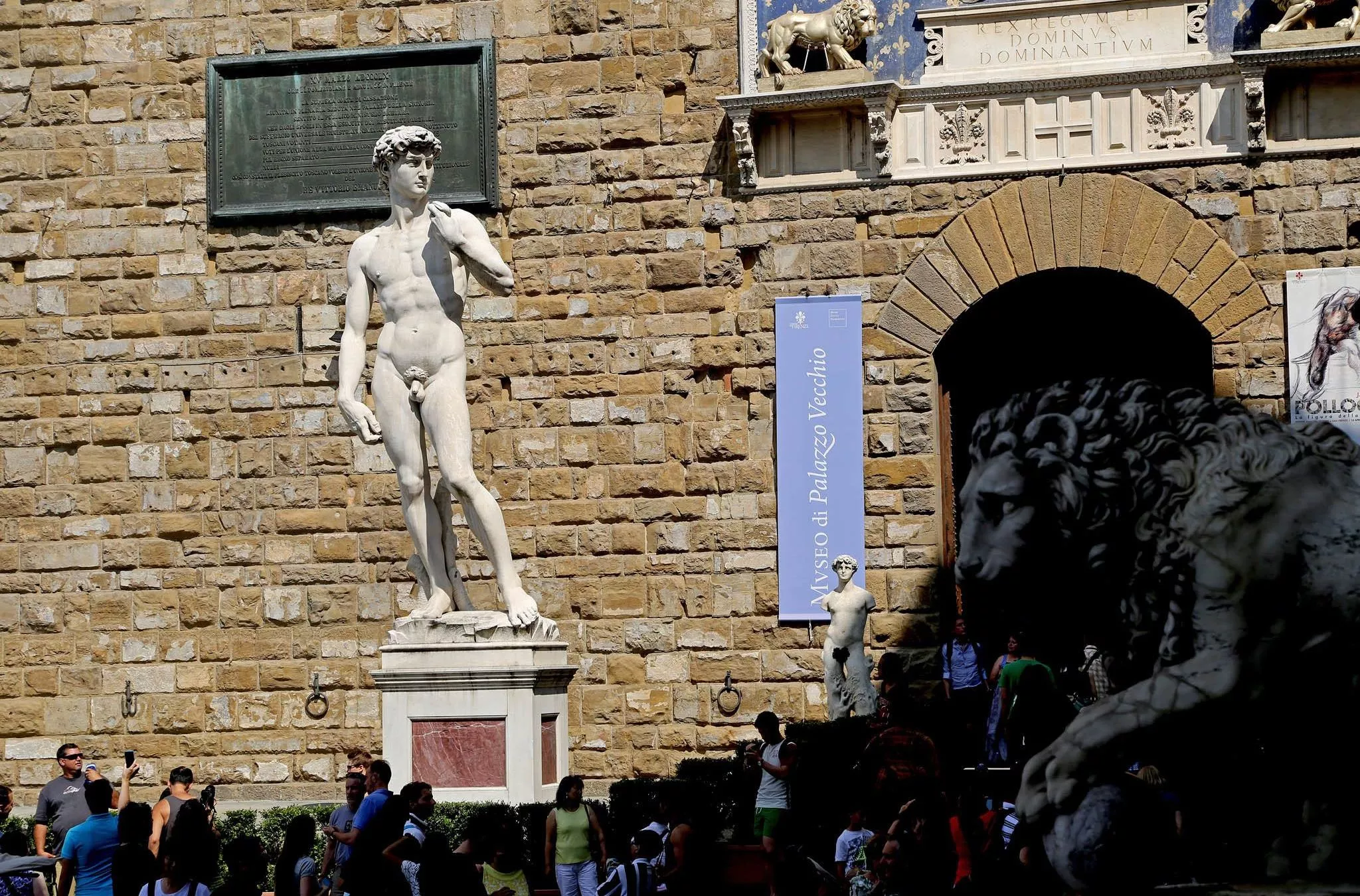 Salve David! Die Altstadt von Florenz am Palazzo Vecchio