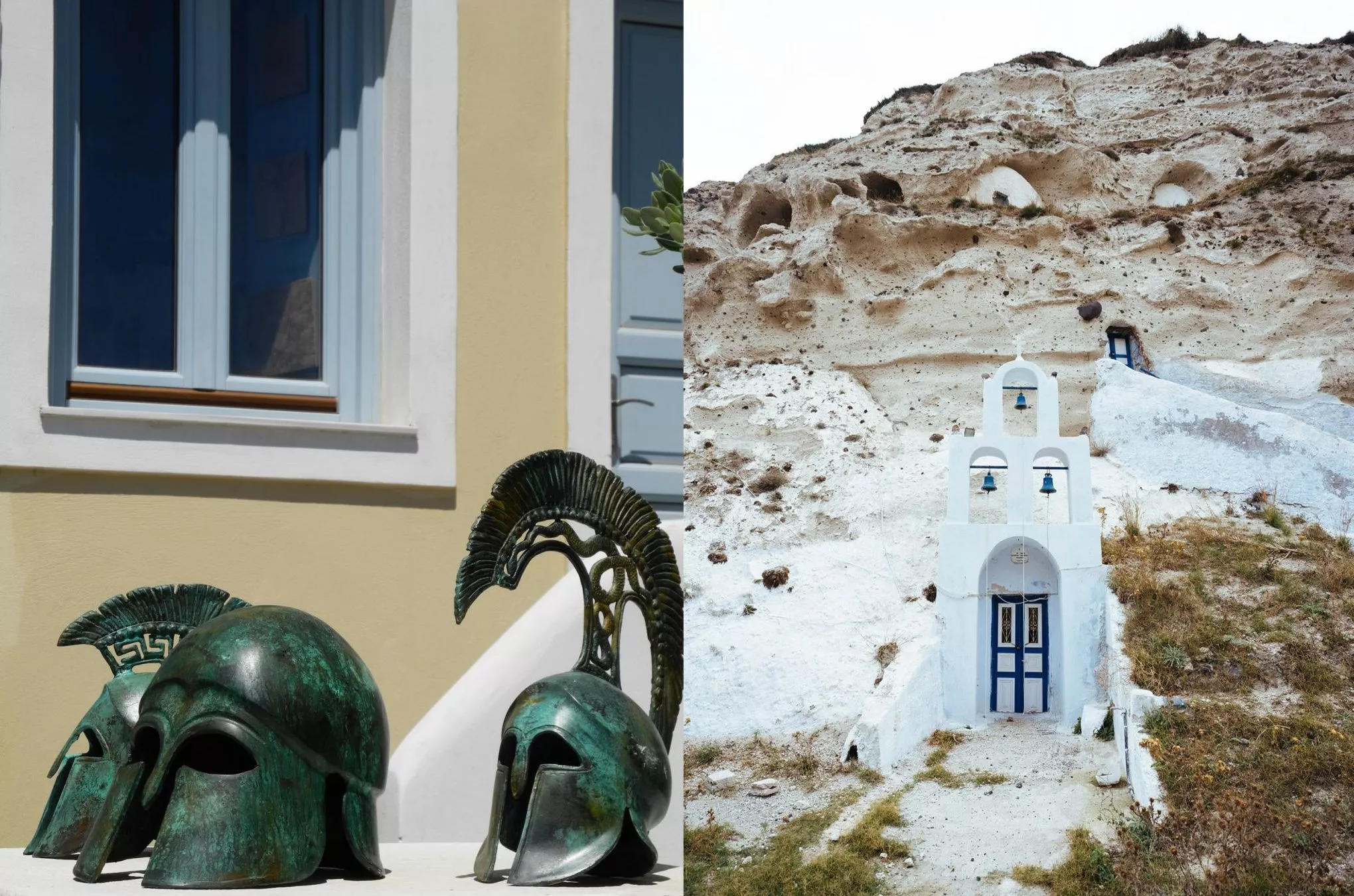 Antike Rüstungen und Höhlenkirchen – auf Santorin gibt es viel zu entdecken