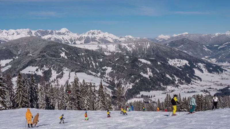 Die Pisten um Flachau sind Teil der „Salzburger Sportwelt“ Die Pisten um Flachau sind Teil der „Salzburger Sportwelt“
