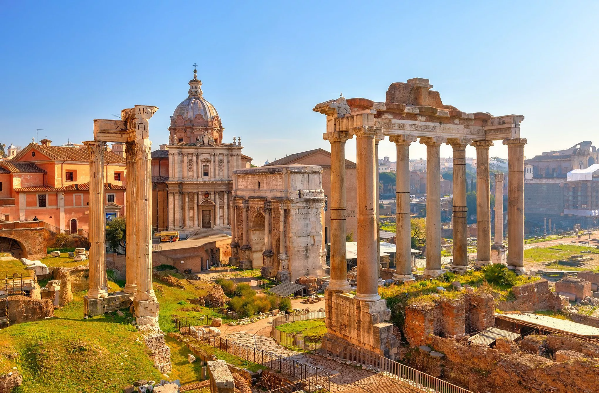 Antikes Zentrum der Macht: Im Foro Romano versammelten sich einst die Senatoren Roms