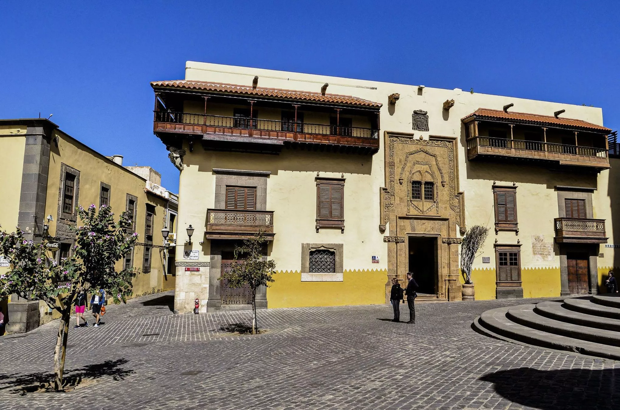 Das Kolumbushaus in Las Palmas historischem Viertel Vegueta