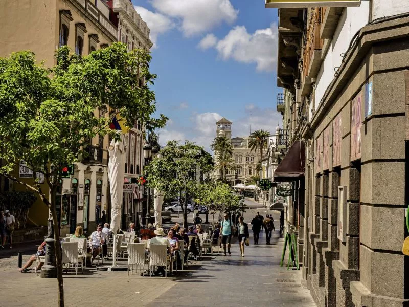 In Las Palmas historischem Viertel Vegueta herrscht entspannte Gelassenheit