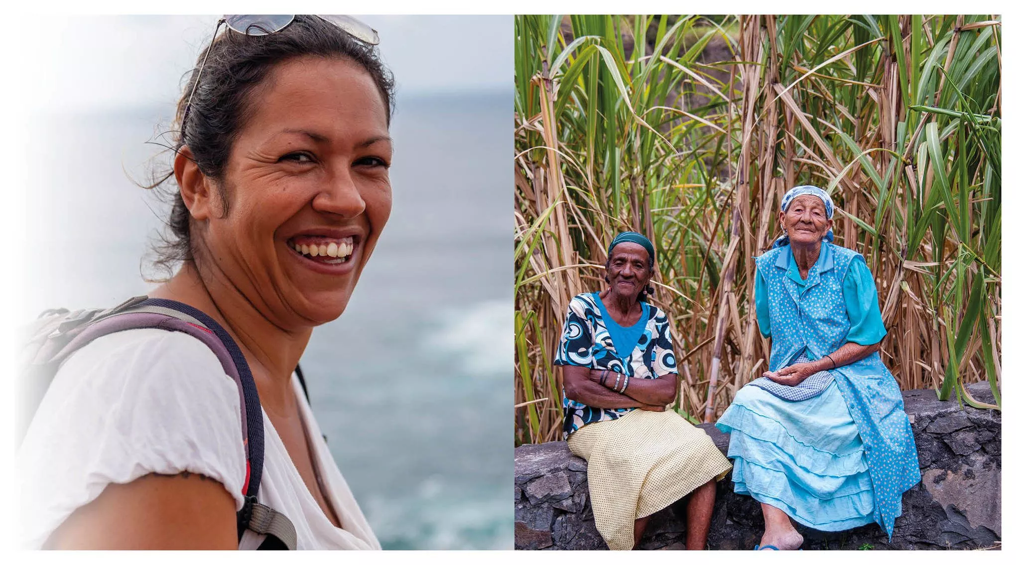 Reiseführerin Hetty (links) zeigt ihren Gästen die schönsten, aber auch die einfachen Seiten des Lebens auf den Kap Verden