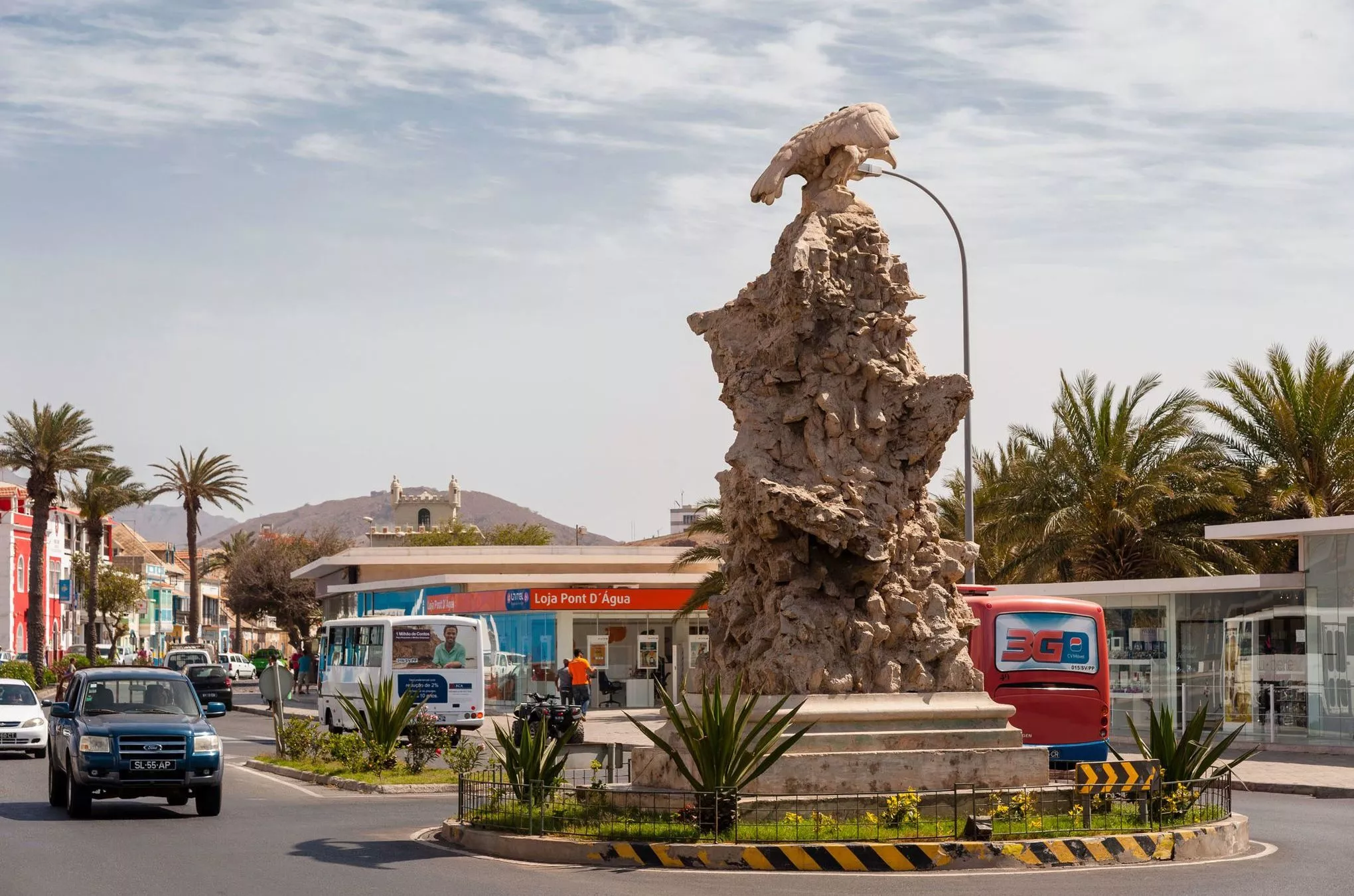 Strassenszene in Mindelo auf der kapverdischen Insel Sao Vincente