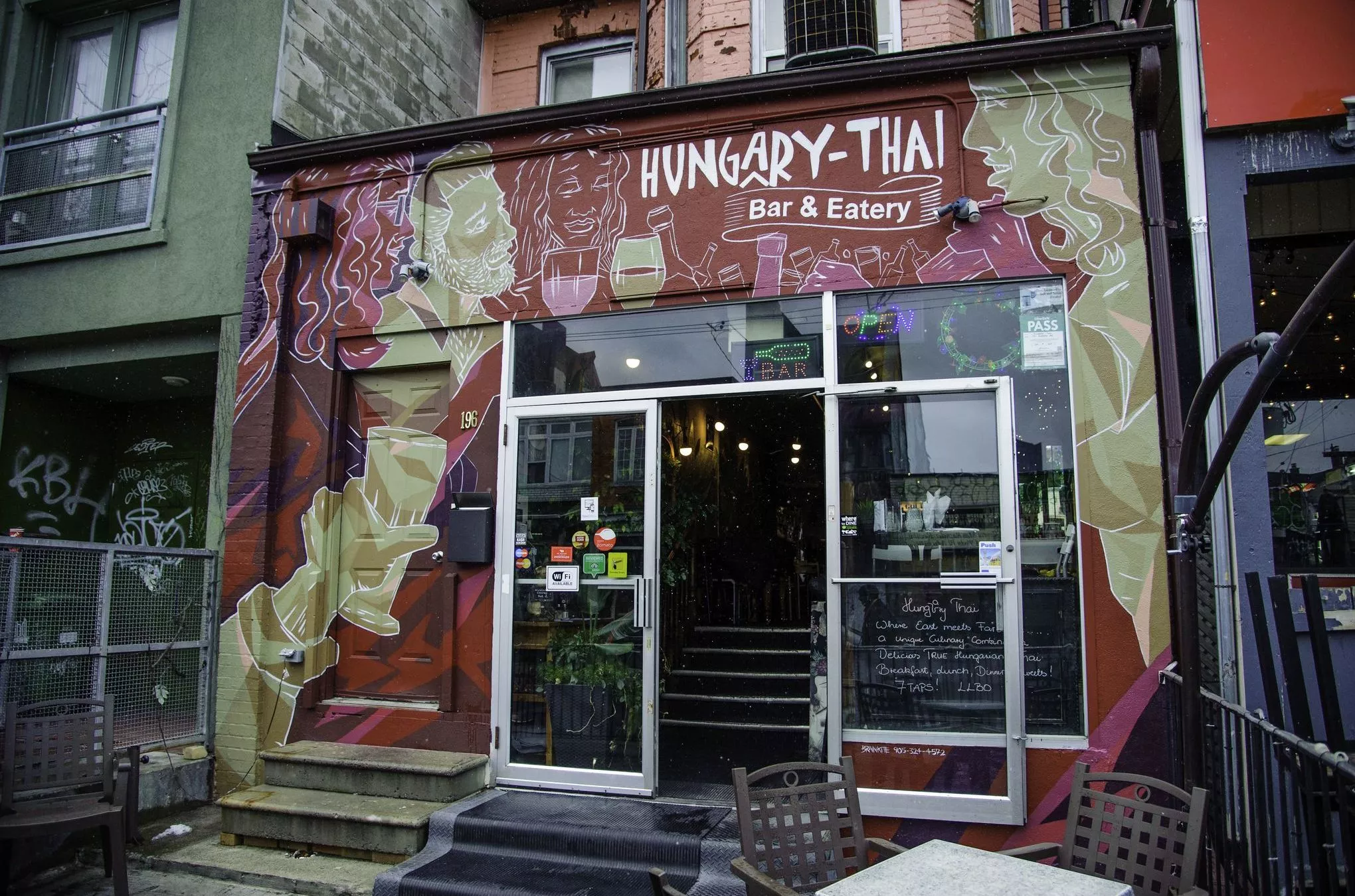 Ungewöhnliche kulinarische Kombinationen erwarten die Gäste dieses ungarischen Thai-Restaurants in Kensington Market