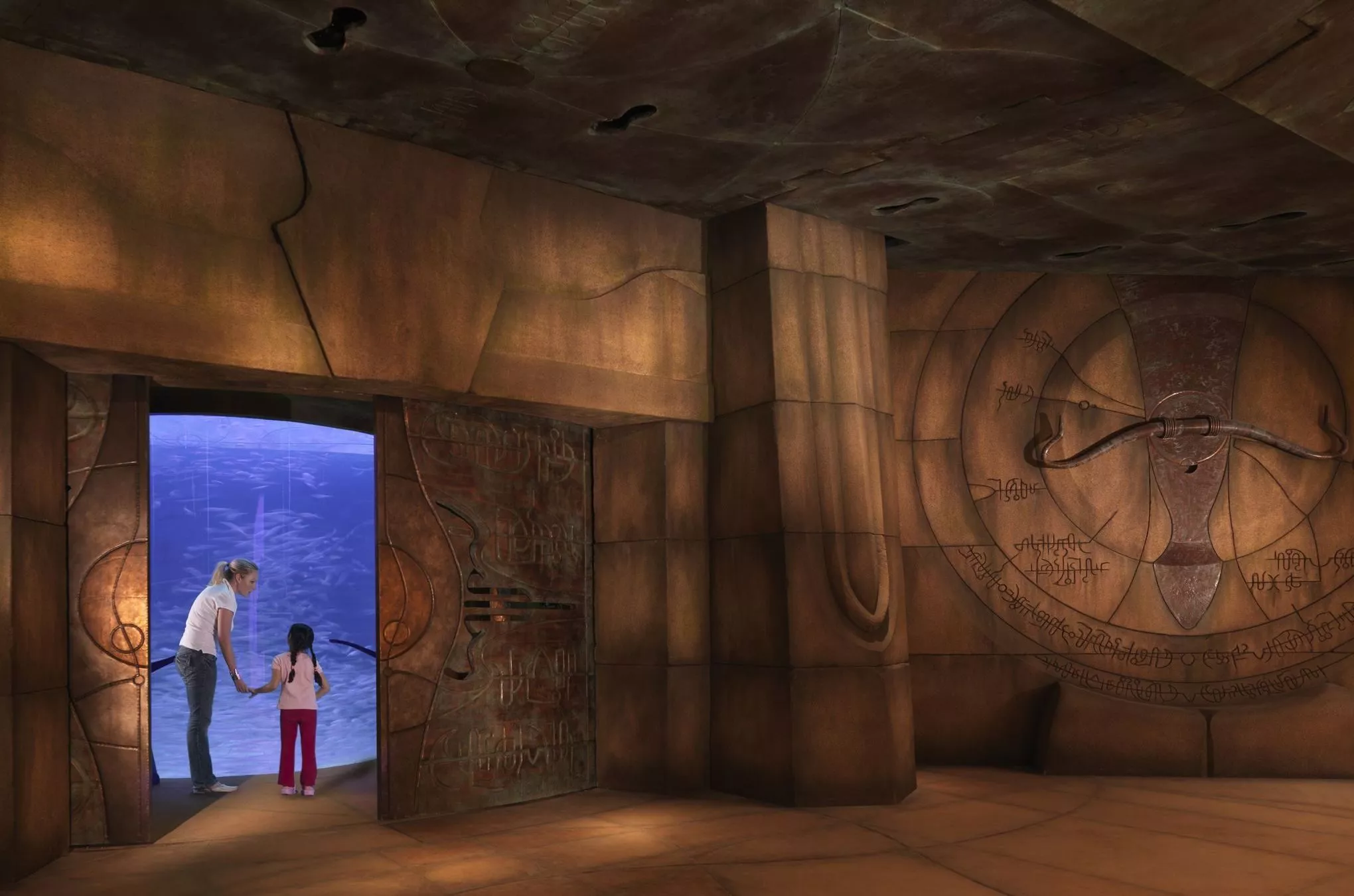 Unterwasser-Parcours auf den (vermeintlichen) Spuren von Atlantis: die "Lost Chambers at Atlantis The Palm"