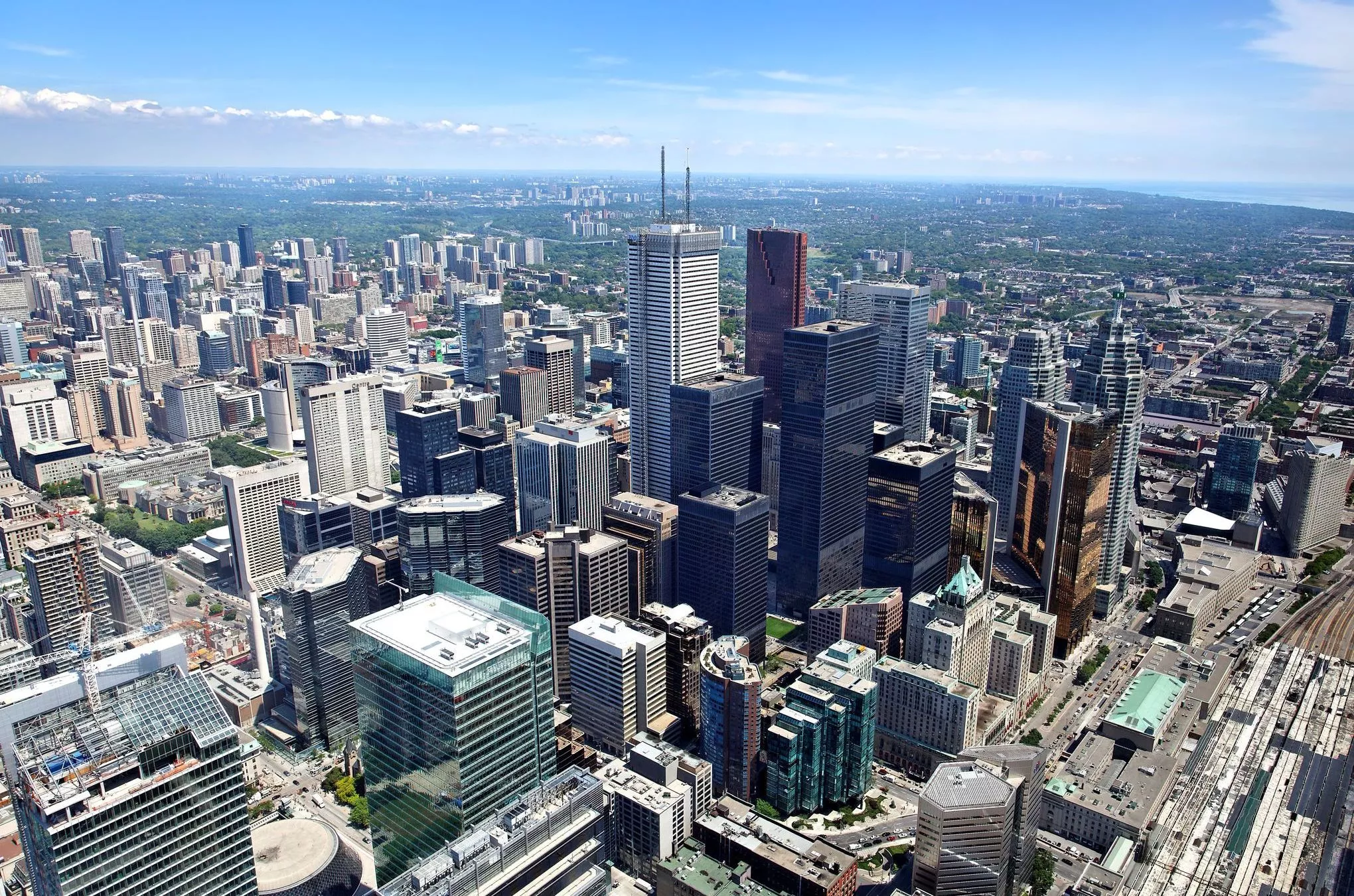 Torontos Skyscraper im Financial District