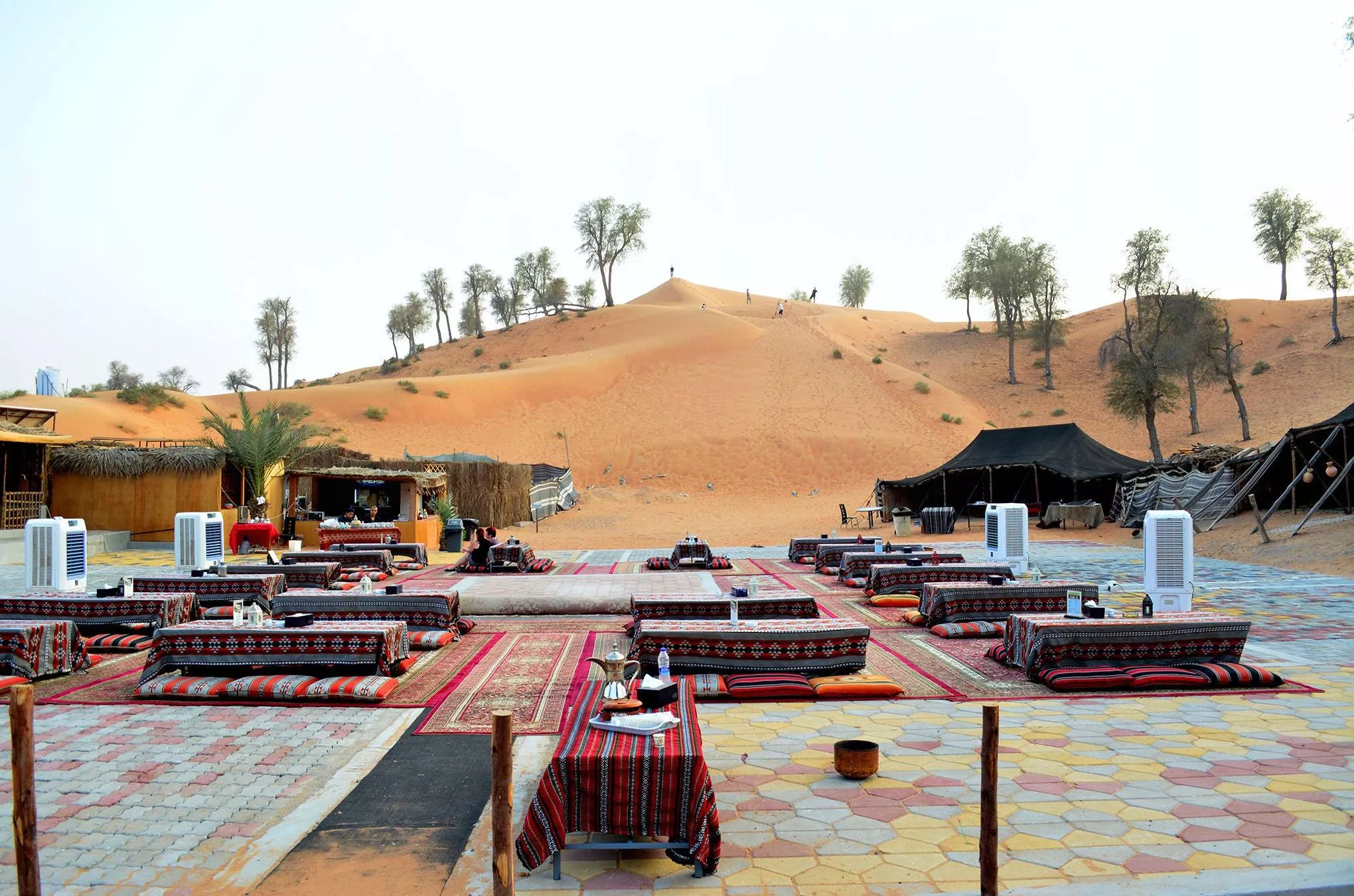 Beduinen-Oase in der Wüste