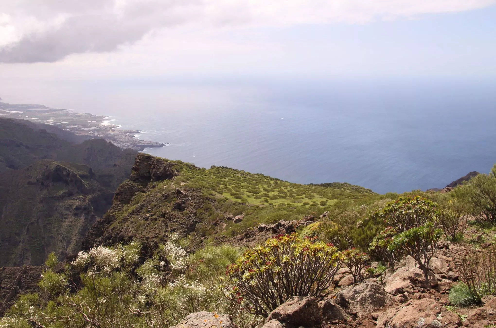 Auch im Gebirge ist auf Teneriffa das Meer nicht weit