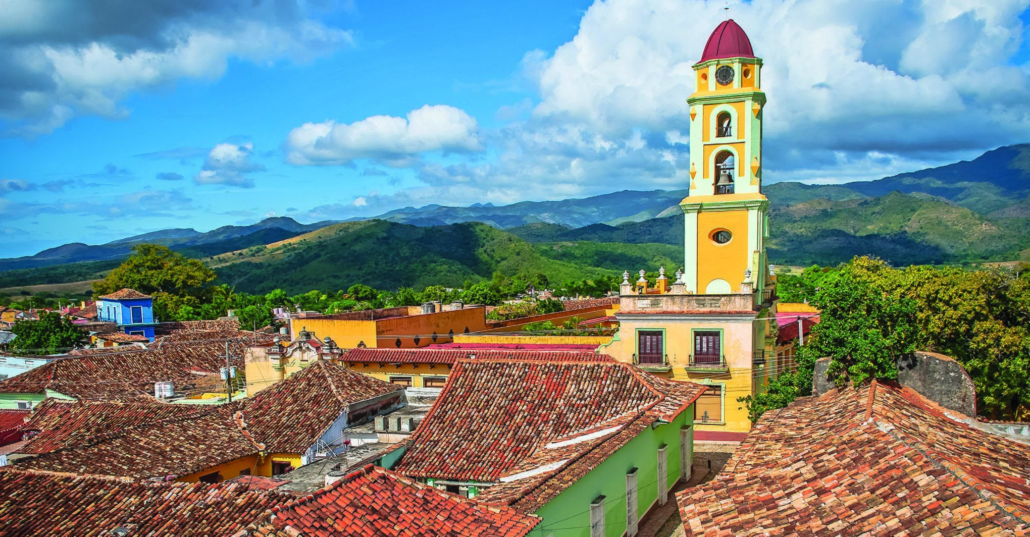 Barockes Überbleibsel: Der Turm des ehemaligen Franziskanerklosters von Trinidad