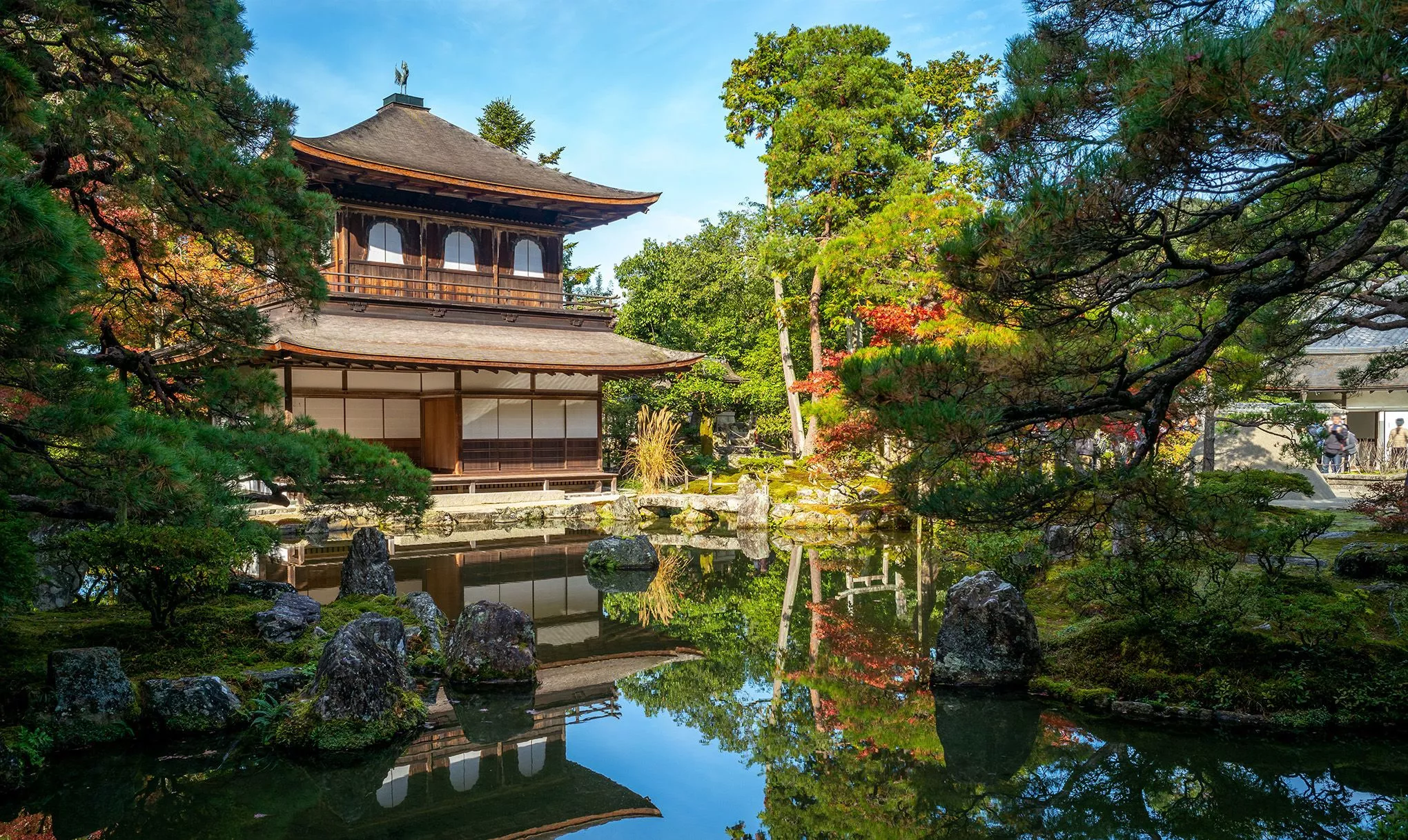 Eleganter Ruhesitz für einen geflohenen Mönch: Der Ginkaku-ji (Silberner Pavillon) im Nordosten Kyotos