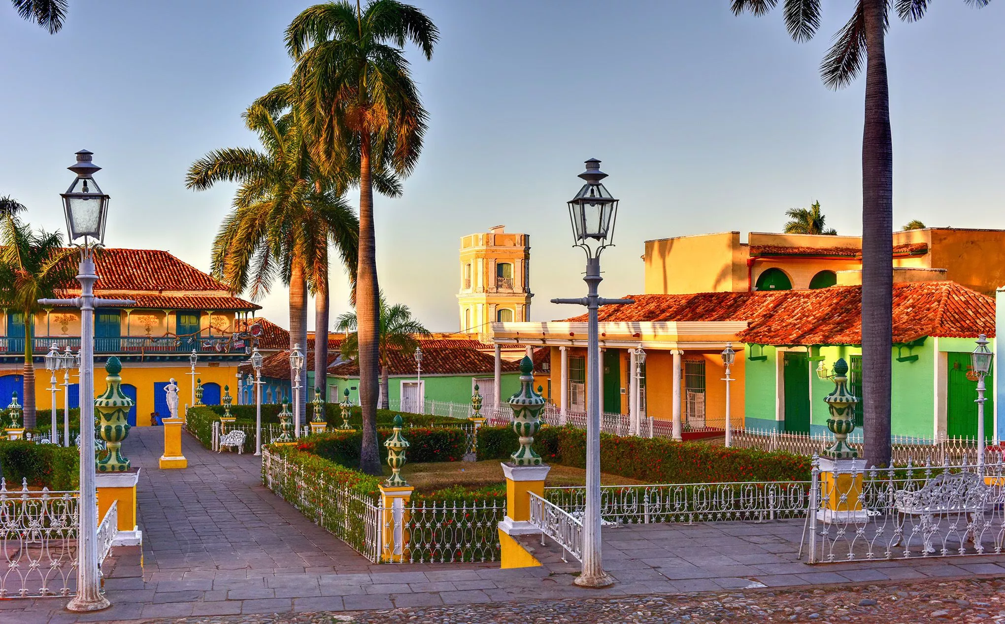 Das in sich geschlossene, bunte Ensemble der Altstadt von Trinidad zählt zum UNESCO-Weltkulturerbe