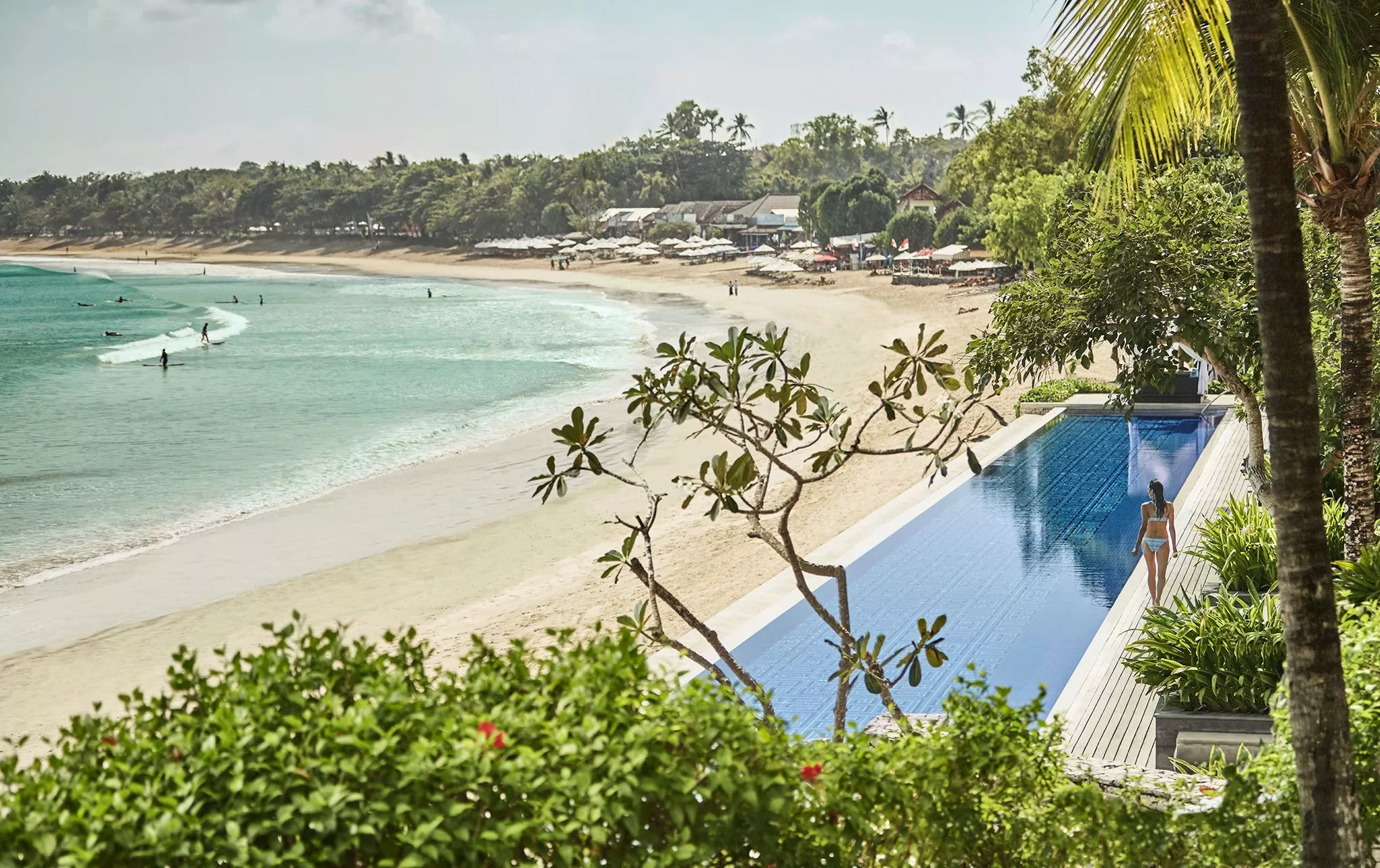 Das Four Seasons Resort at Jimbaran Bay verfügt über einen eigenen Strandabschnitt
