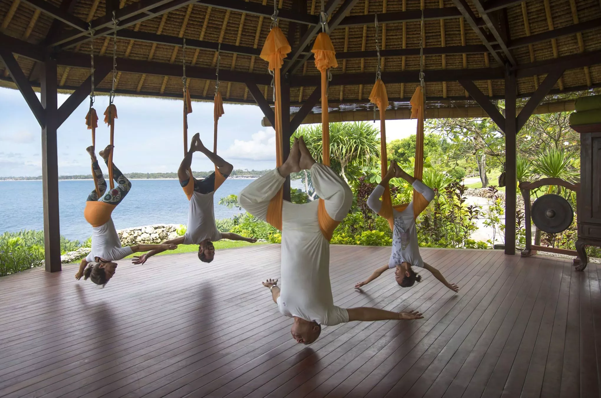Auch Yoga-Sitzungen gehören zum Programm des Healing Village Spa