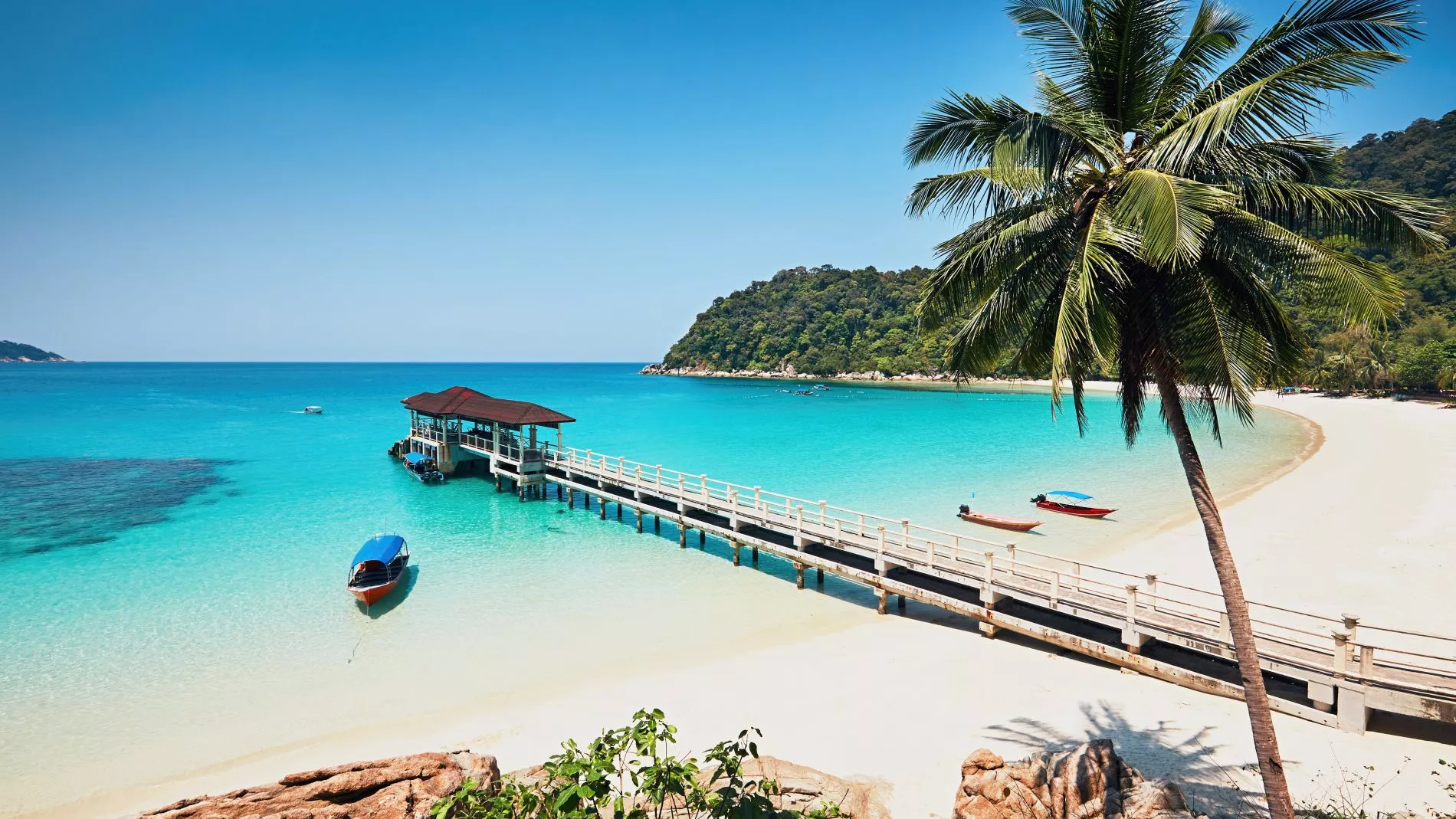 Traumhafter Strand in Malaysia