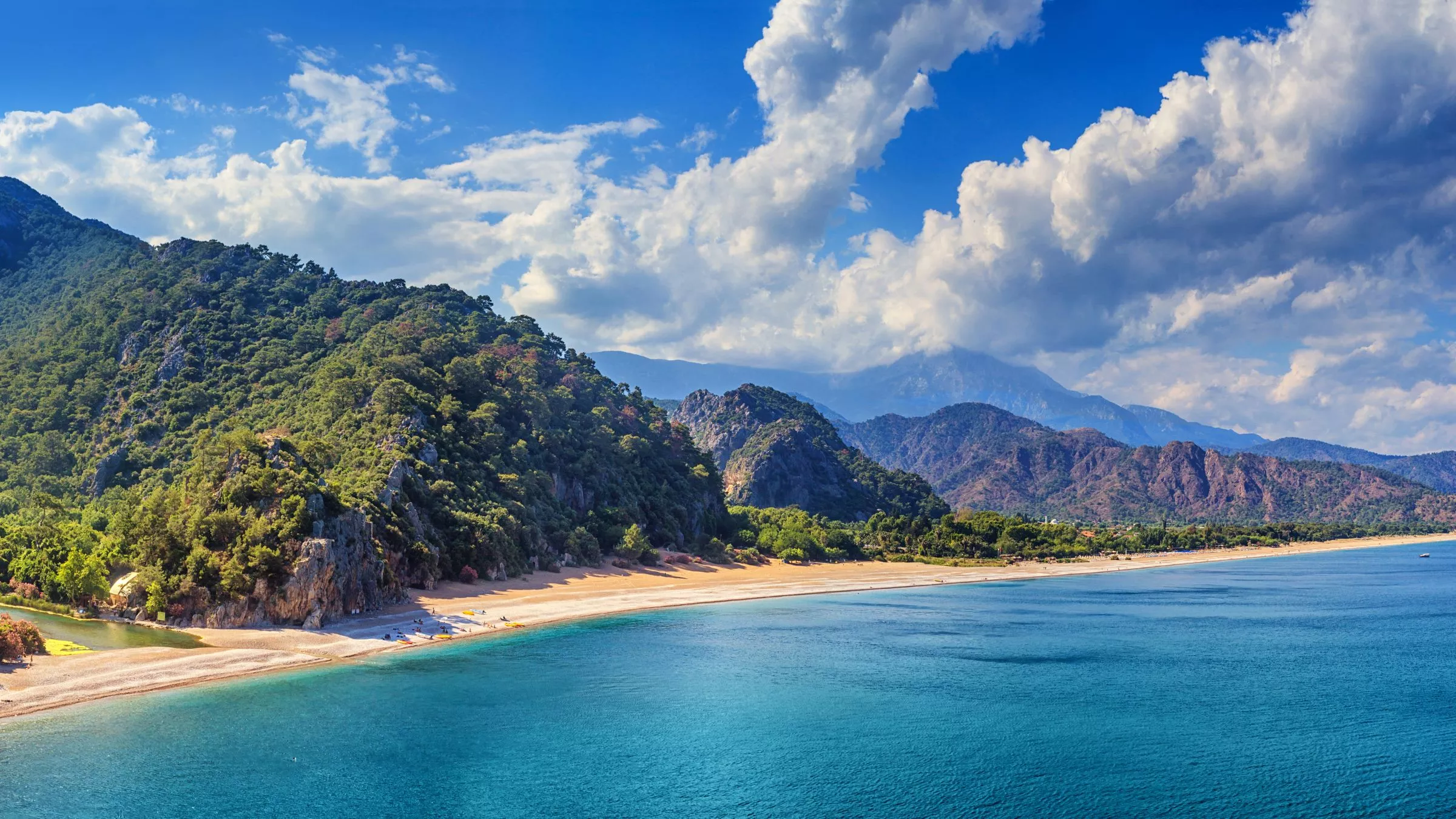 Panorama des Cirali Olympos Beach